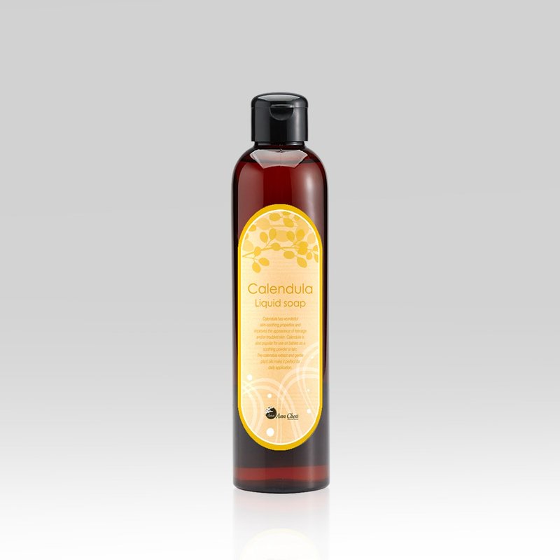 AnnChen陳怡安手工皂-精油沐浴液態皂250ml 杏桃花蜂蜜 - 沐浴乳/沐浴用品 - 精油 橘色
