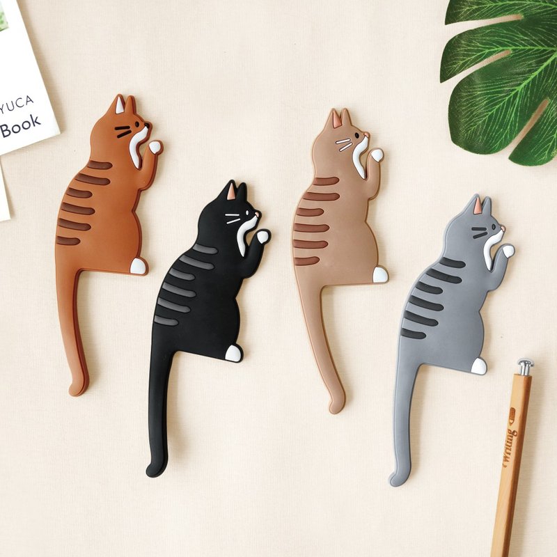 Simple Life Series CZ-882 Cat Magnet Hook - ตะขอที่แขวน - พลาสติก 