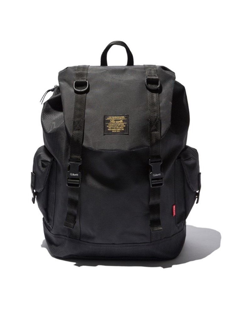 The-earth-Brick Rucksack-Backpack-Black - Messenger Bags & Sling Bags - Other Materials Black