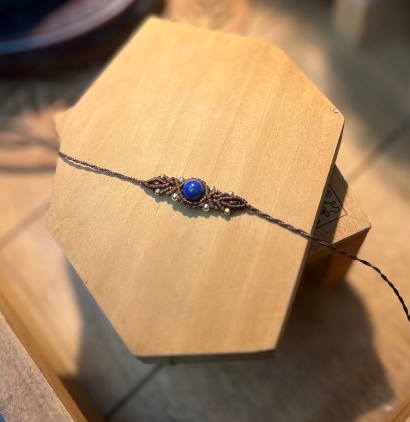 **夜空之心**青金石手鍊 - 手鍊/手環 - 寶石 咖啡色