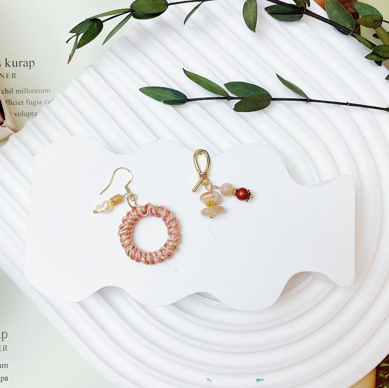 串串手作|森森不息系列-編織耳環課程(高階手作課程) - 金工/飾品 - 半寶石 