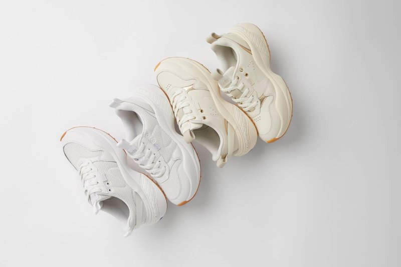 KEDS CROSS CITY TRAINER LEATHER/MESH 80復古老爹鞋 WF68266 - 女休閒鞋/帆布鞋 - 真皮 
