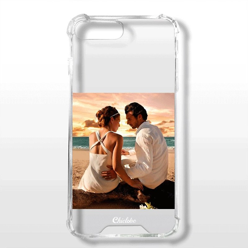 Painted four-corner air cushion anti-fall mobile phone case [customized area] - Phone Cases - Plastic 