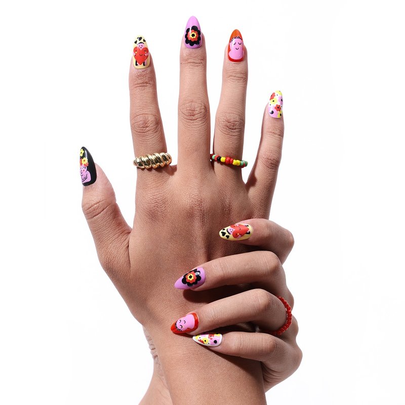 Bare LOVE - Nail Polish & Acrylic Nails - Plastic Multicolor