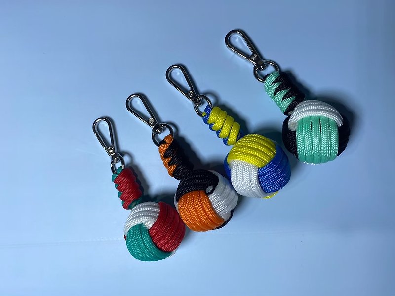 Fourth lunar month rope - volleyball pendant/paracord handmade/customized pendant - อื่นๆ - ไฟเบอร์อื่นๆ 