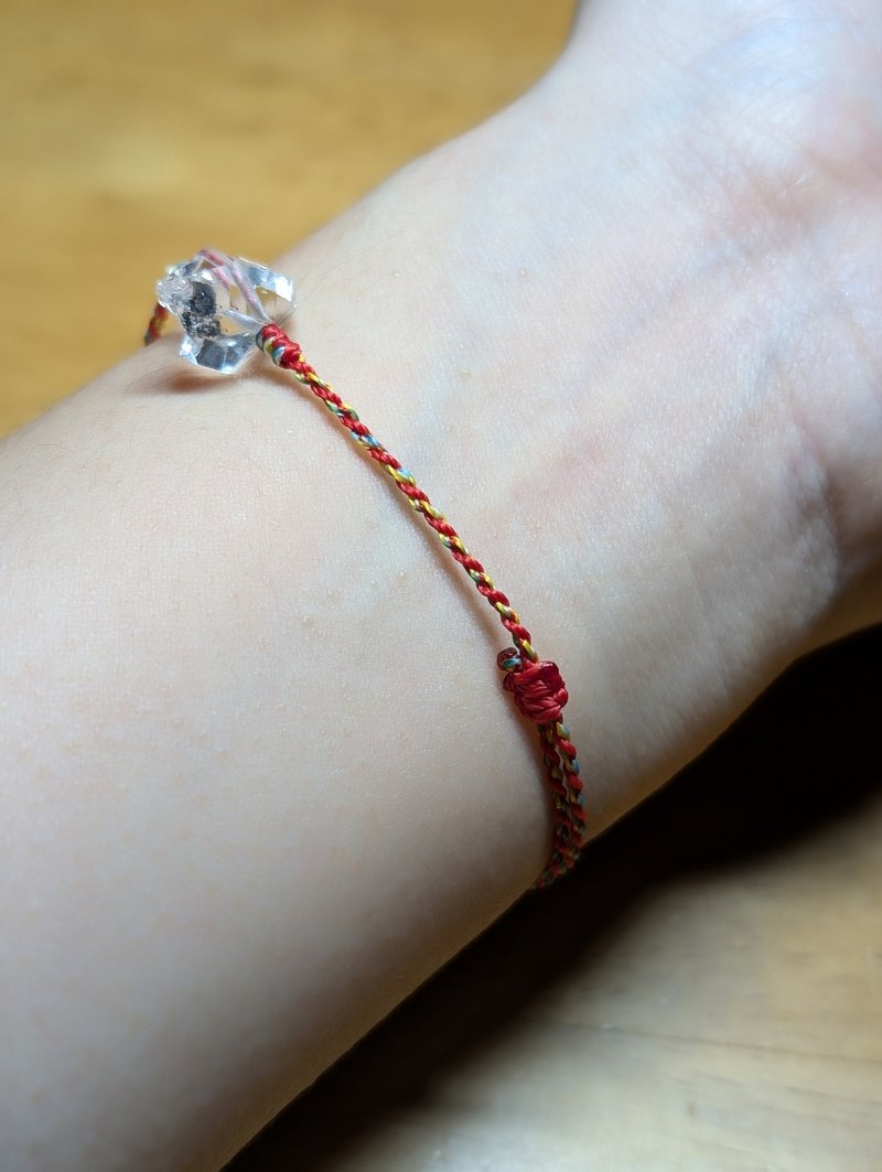 Shining Diamond Small Lucky Thin Bracelet│Lucky Bracelet│Amulet - สร้อยข้อมือ - เครื่องประดับพลอย สีใส