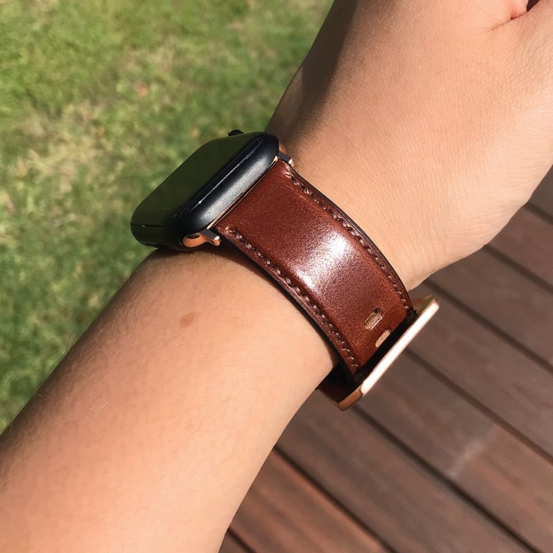 【快速出貨區】AppleWatch錶帶/英國馬韁革/馬臀皮/多色/折扣發售 - 錶帶 - 真皮 多色