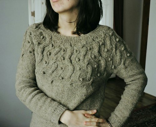 ITOISHI Pira Sweater Pullover knitting manual electronic file