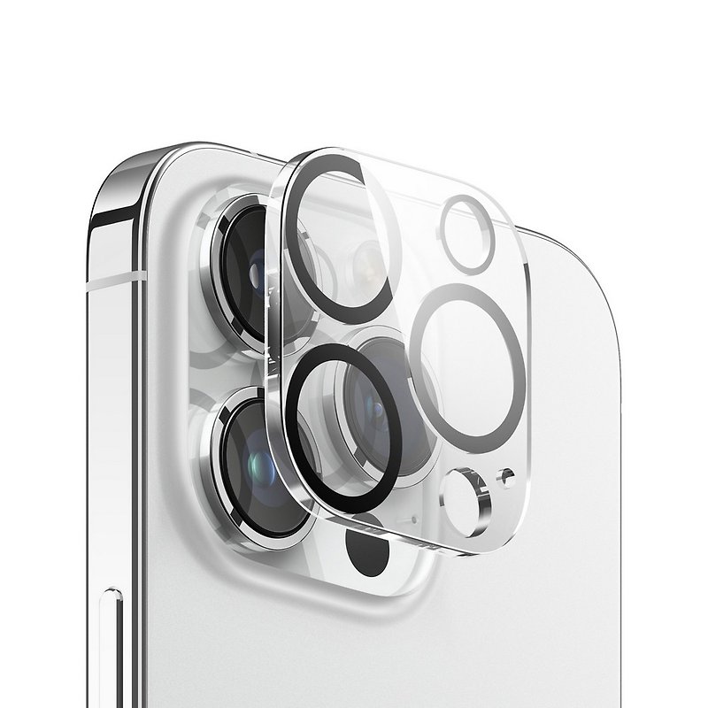 iPhone 15 Pro/15 Pro Max tempered glass lens protector - เคส/ซองมือถือ - แก้ว สีใส