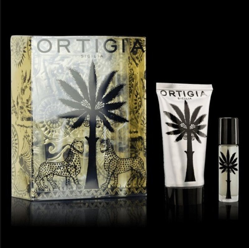 Ortigia Sicilian Lime Hand Cream & Perfume Roll-on Bottle Gift Set - Fragrances - Paper 
