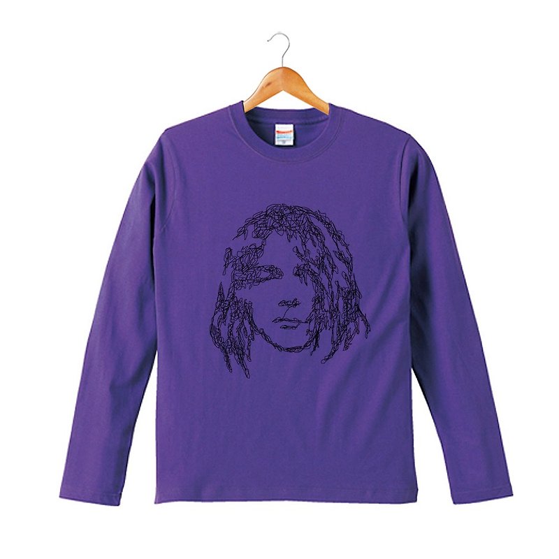 Kurt LongSleeve - Unisex Hoodies & T-Shirts - Cotton & Hemp Purple