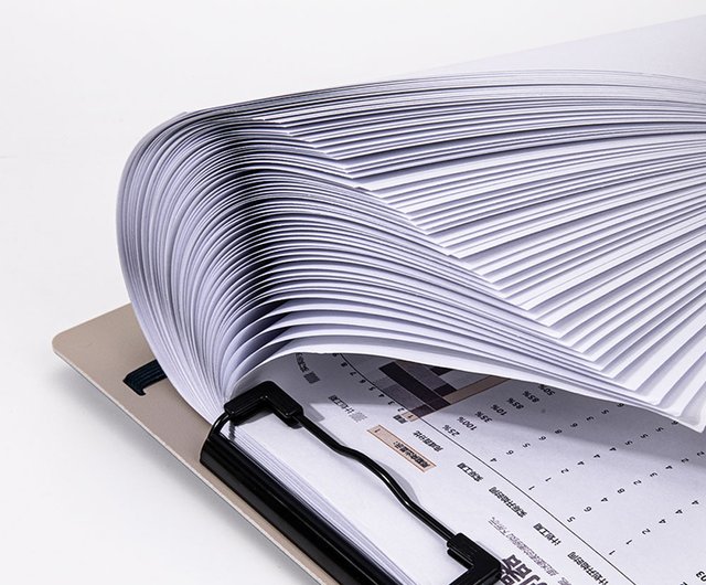 Deli NU SIGN 折りたたみボードクリップ NS180/折りたたみA4