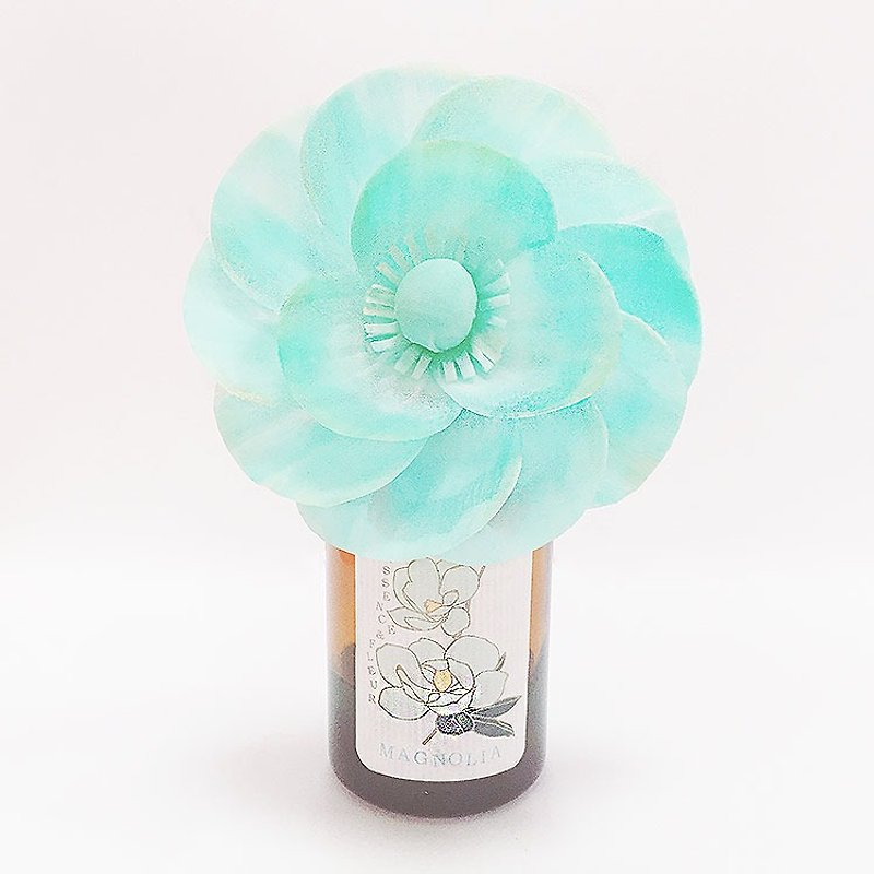 日本 Art Lab 經典瓶中花室內香氛 - 高節木蘭花 - 香氛/精油/擴香 - 植物．花 藍色
