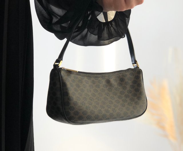 日本直送 名牌中古包 】CELINE セリーヌ マカダム ハンドバッグ