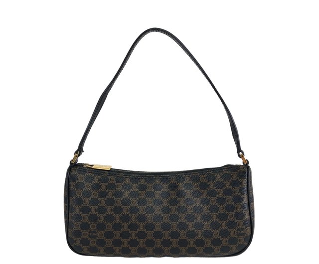 日本直送 名牌中古包 】CELINE セリーヌ マカダム ハンドバッグ