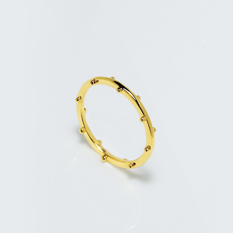 【Pure】18K Gold Design Ring - แหวนทั่วไป - เครื่องประดับ 