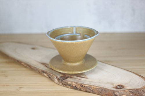 自然釉文創工作室 【送禮好物】快速版 薑黃 迷宮濾杯 單人用00號 臺灣綠工藝