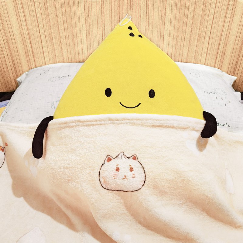 [Small cage cat. Plush Blanket】Flannel. All purpose blanket. blanket - ผ้าห่ม - เส้นใยสังเคราะห์ 