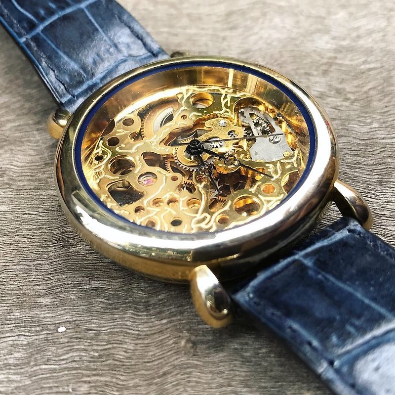 [Lost and find] antique transparent surface training watch - Other - Gemstone Gold