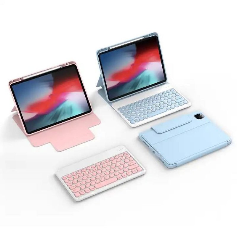 Wiwu iPad 2 in 1 無線鍵盤保護套 - 平板/電腦保護殼/保護貼 - 聚酯纖維 白色