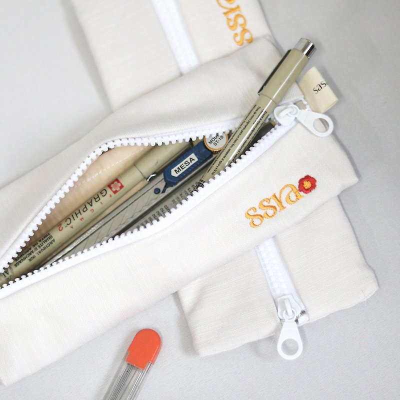 SSRA Pencil pouch - Pencil Cases - Other Materials White