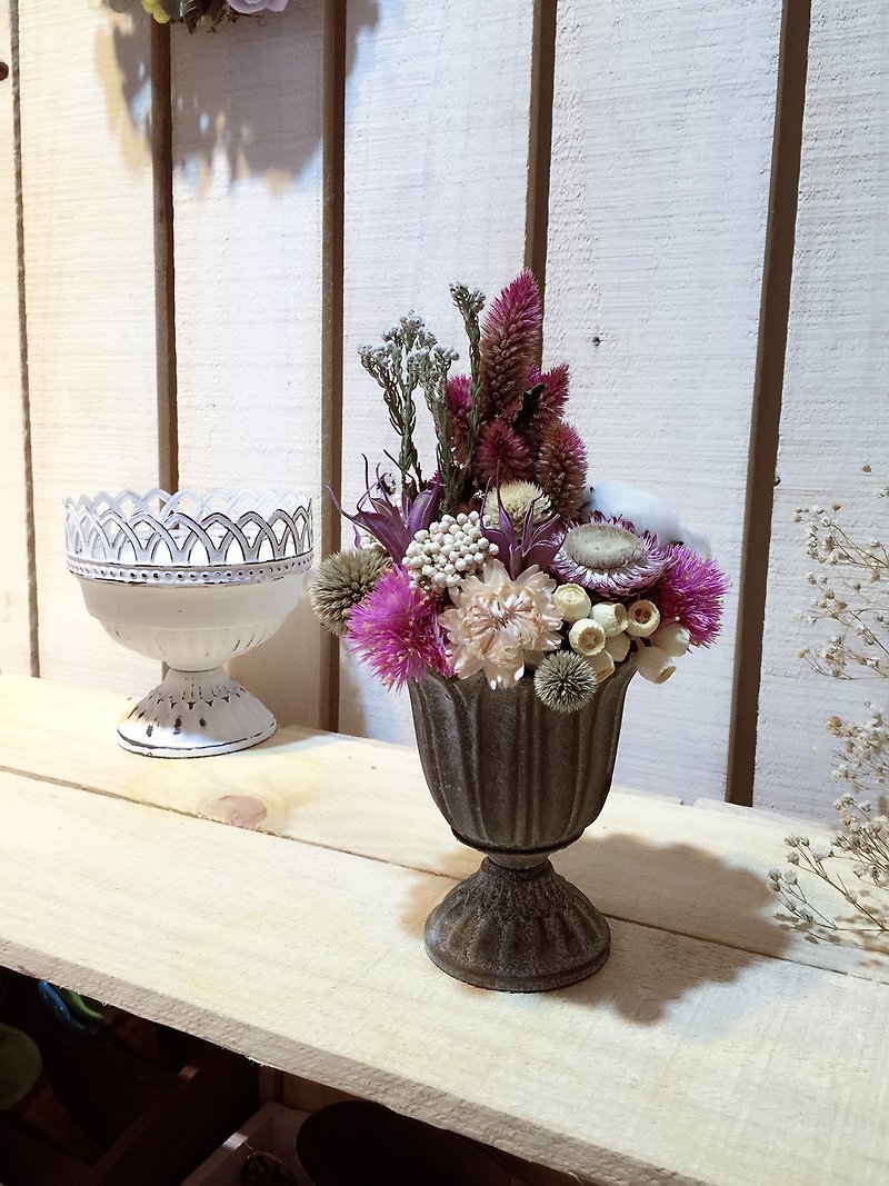 [Spring. Sunny breeze]. Dried flowers withered hand does not cure the smaller office in Rome was arranged wedding flower potted plant - Plants - Plants & Flowers Pink