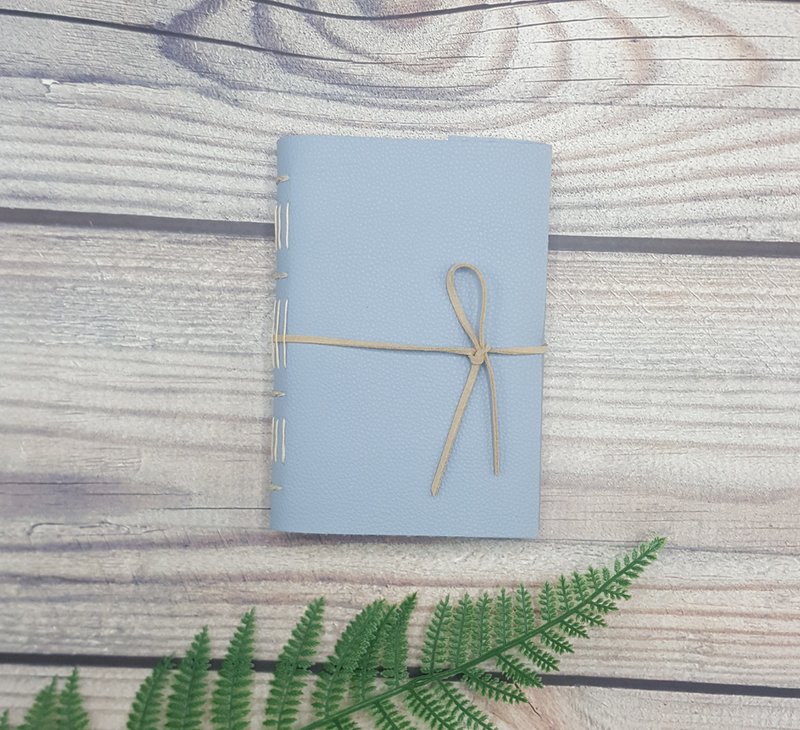Mix Stitching Style Journal - Maya Blue - 筆記本/手帳 - 人造皮革 