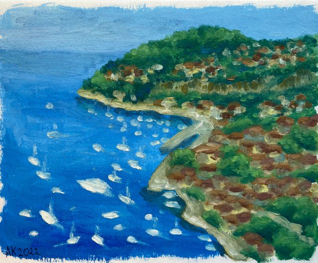 フランスの風景画 油彩画 絵画 アート 手描き 木製フレーム ウォールデコ フランスの風景画 油彩画 絵画 アート 手描き 木製フレーム