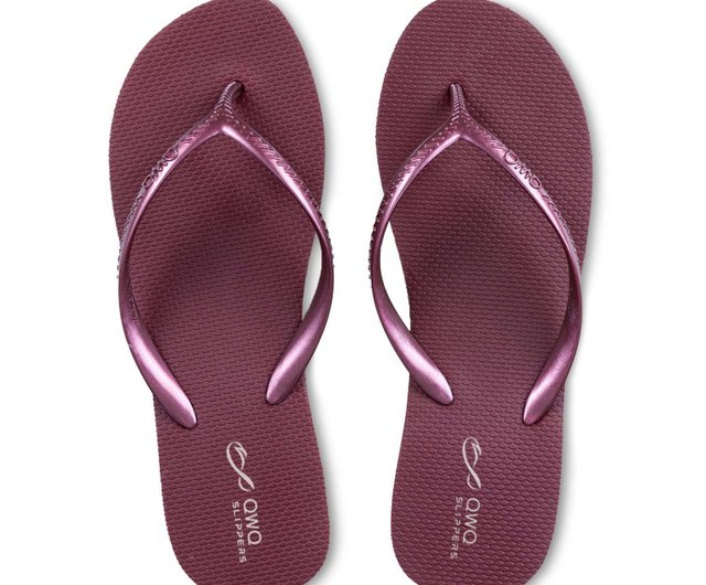 Thick rubber sole flip on sale flops