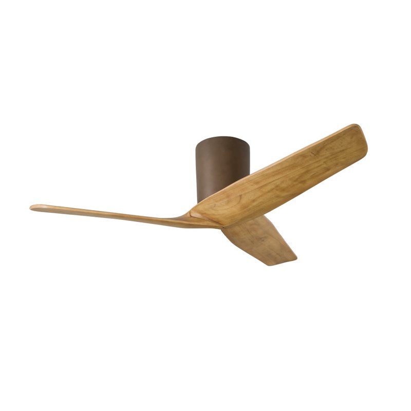 KUBRICK | WOODIE 44 oxidized Bronze+ European chestnut color - Electric Fans - Wood 