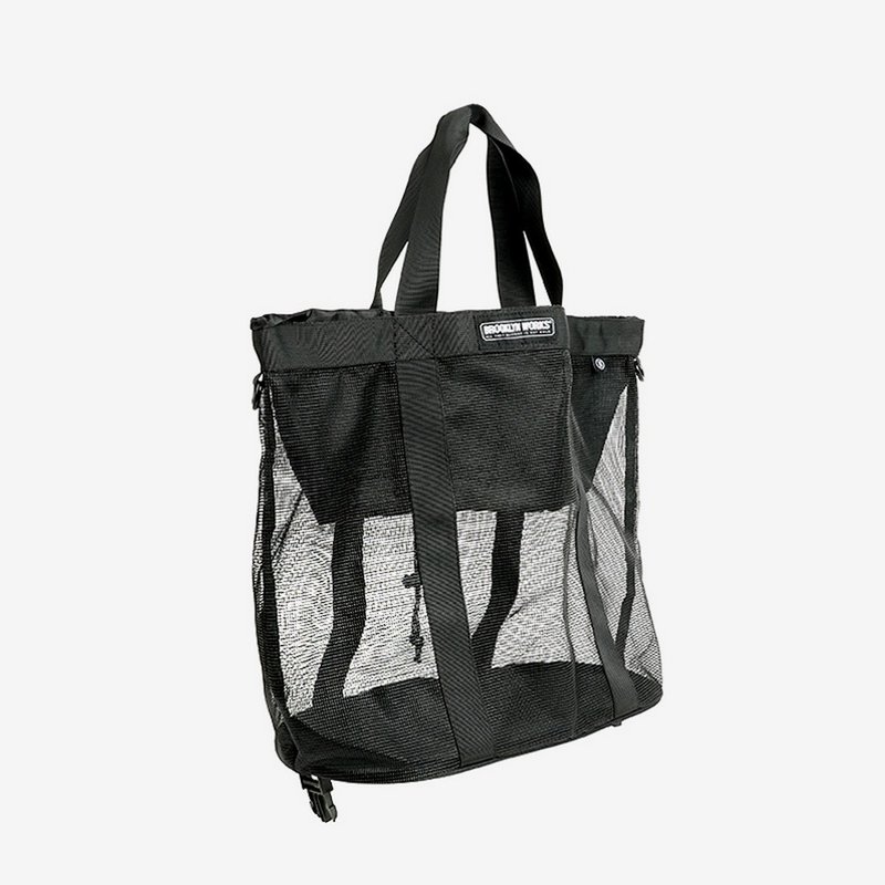 BROOKLYNWORKS 大容量摺疊收納袋-耀石黑 (尺寸S) - 野餐墊/露營用品 - 其他材質 黑色