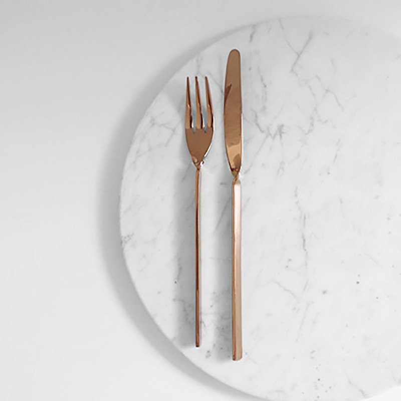 [Portugal century tableware four groups] - MALMÖ 24K Rose Gold - Cutlery & Flatware - Other Metals Gold