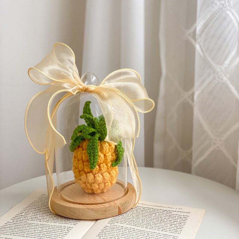 Knitted Pineapple Glass | Opening Ceremony - Knitting, Embroidery, Felted Wool & Sewing - Wool 