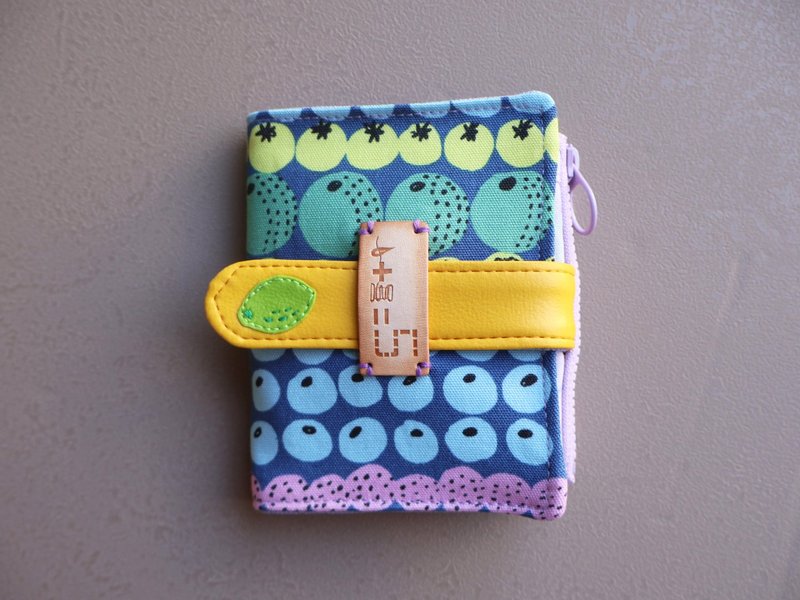 【fabric wallet】蕾夢 布短夾/中短夾 - 錢包/皮夾/長短夾 - 棉．麻 多色