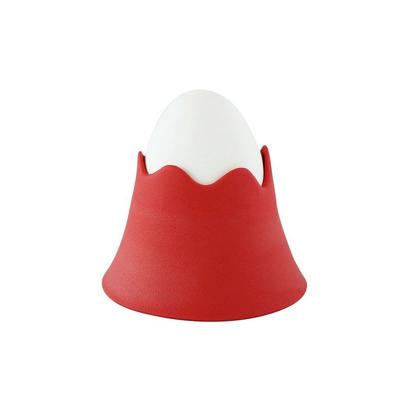 [Hachiman Kasei] Mount Fuji multi-purpose small object rack/egg rack Akane color - Storage - Other Materials Multicolor