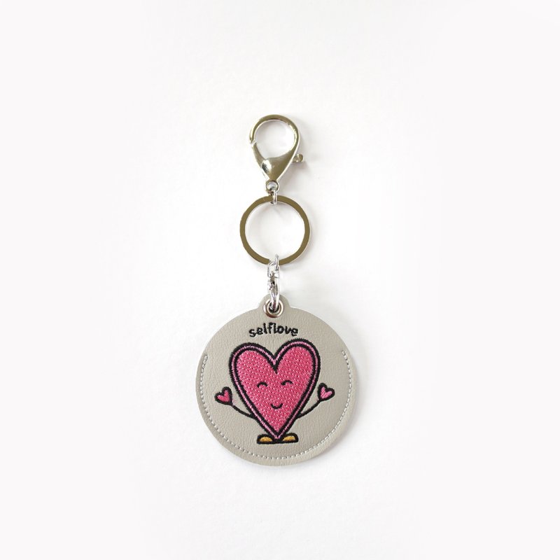 [Mother's Day Gift] Hearty magnetic keychain gogoro key cover - Keychains - Eco-Friendly Materials Pink