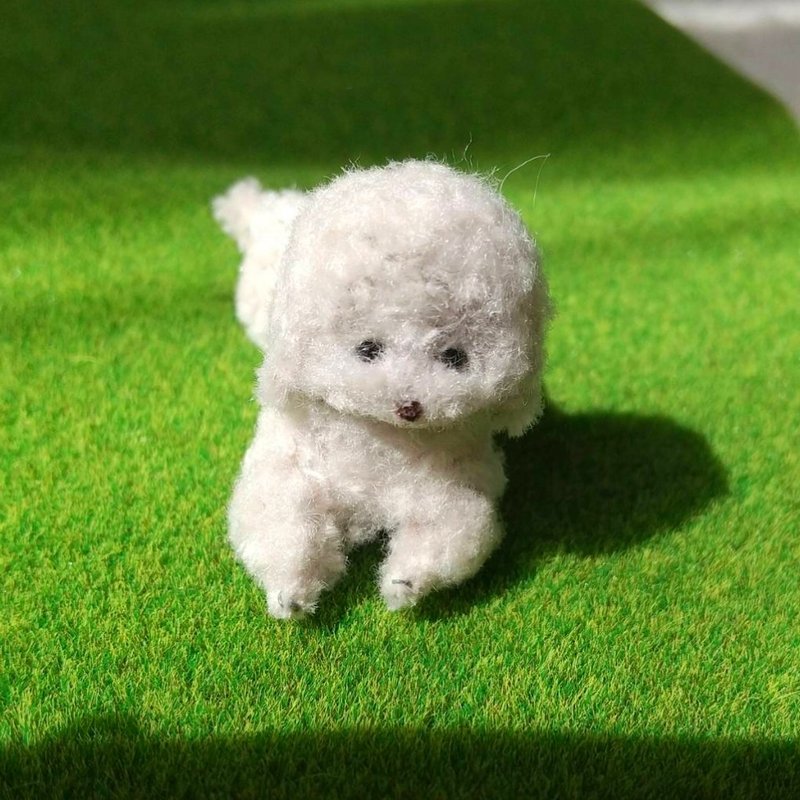 Approx. 5cm Mall Art Toy Poodle - Stuffed Dolls & Figurines - Other Materials 