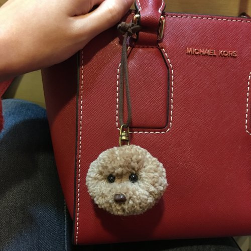 VV Pet 客製化寵物紀念品 純手工迷你貴賓寶寶吊飾多色可選