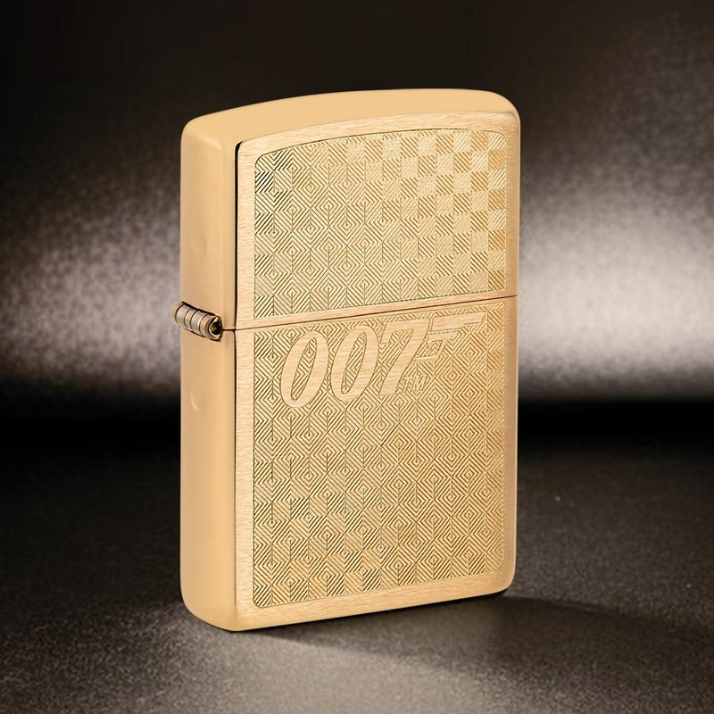 【ZIPPO官方旗艦店】詹姆斯龐德007紋雕防風打火機 46298 - 其他 - 銅/黃銅 多色
