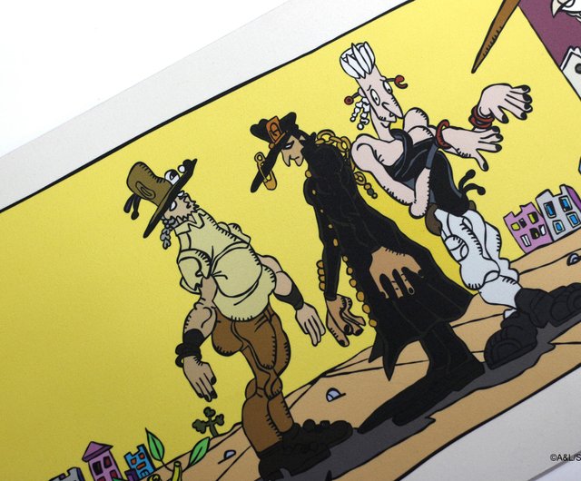 オインゴとボインゴ兄弟大冒険 コミック柄フロアマット