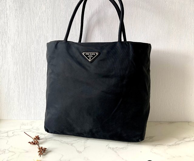 PRADA Satchel bag VELA Black very good condition Nylon ref.558831 - Joli  Closet