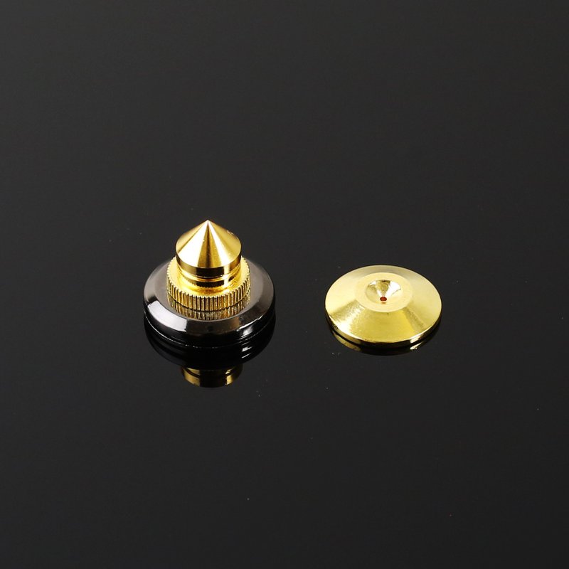 鍍金高品質避震 銅角錐【川木】全新現貨【P101】可調高度 - 科技小物 - 其他金屬 