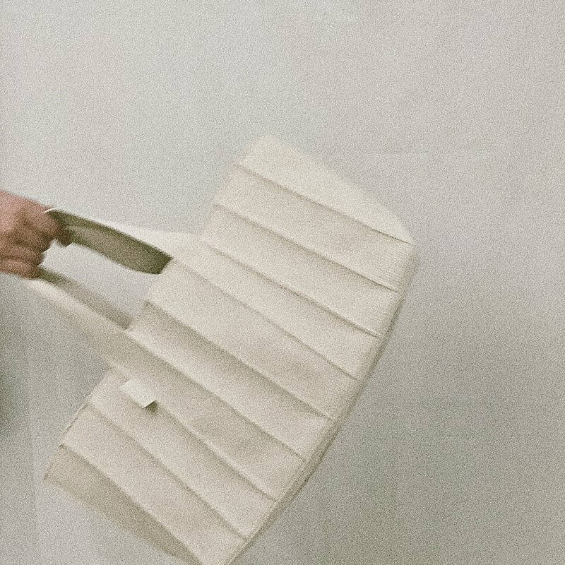 Weave_Large tote - 手提包/手提袋 - 棉．麻 