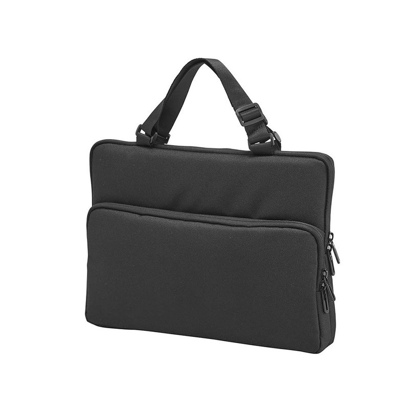 【KING JIM】NEW BASIC Lightweight Waterproof Laptop Storage Bag Black - Laptop Bags - Other Man-Made Fibers Black