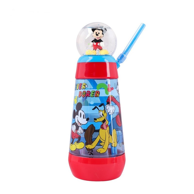 SuperBO Disney 迪士尼 水晶球水壺325mL-米奇 - 寶寶/兒童餐具/餐盤 - 塑膠 多色