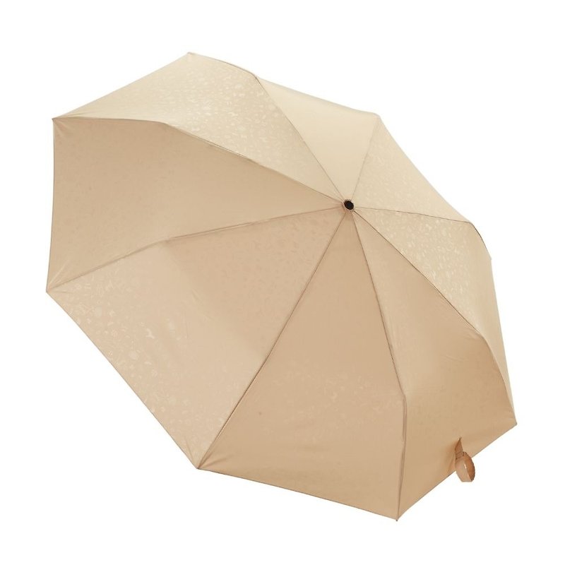 boy extra large parasol umbrella-off-white embossed - ร่ม - วัสดุอื่นๆ สีกากี