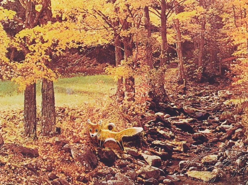 手繪墜子 - 狐狸 / fox / アカギツネ - 其他 - 銅/黃銅 橘色