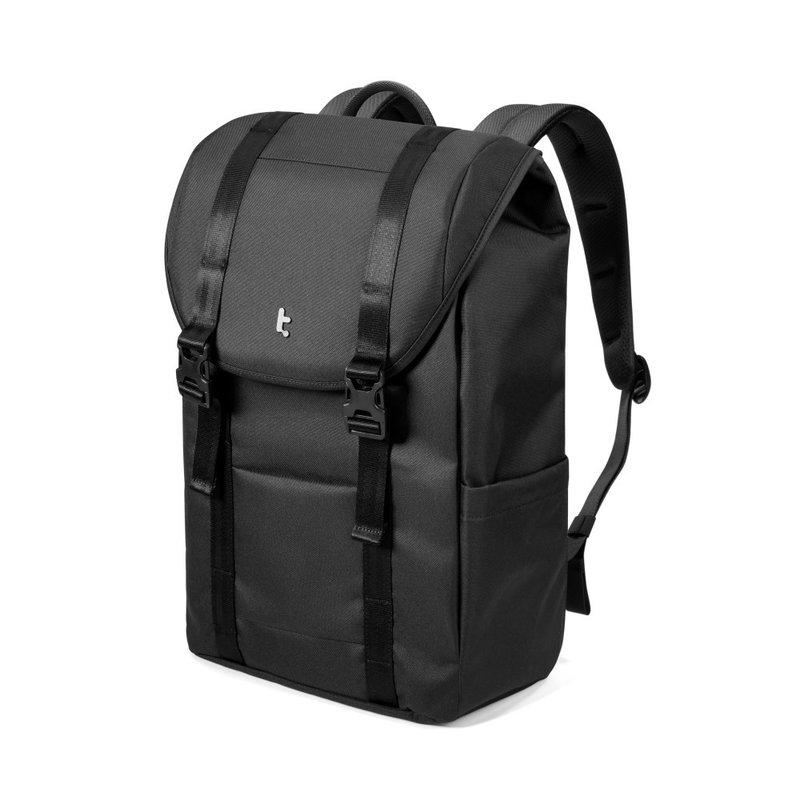 Tomtoc retro trendy classic military bag jet black - Backpacks - Polyester 