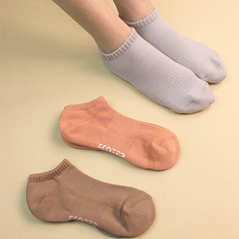 【FOOTER】Plain sports boat socks (men-T33L) - ถุงเท้า - ผ้าฝ้าย/ผ้าลินิน หลากหลายสี