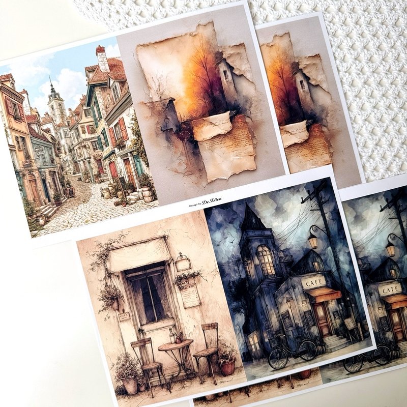 Z666 - a variety of background - 貼紙 - 紙 